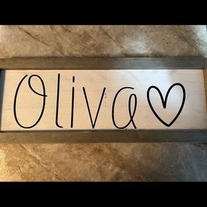 Custom name signs!